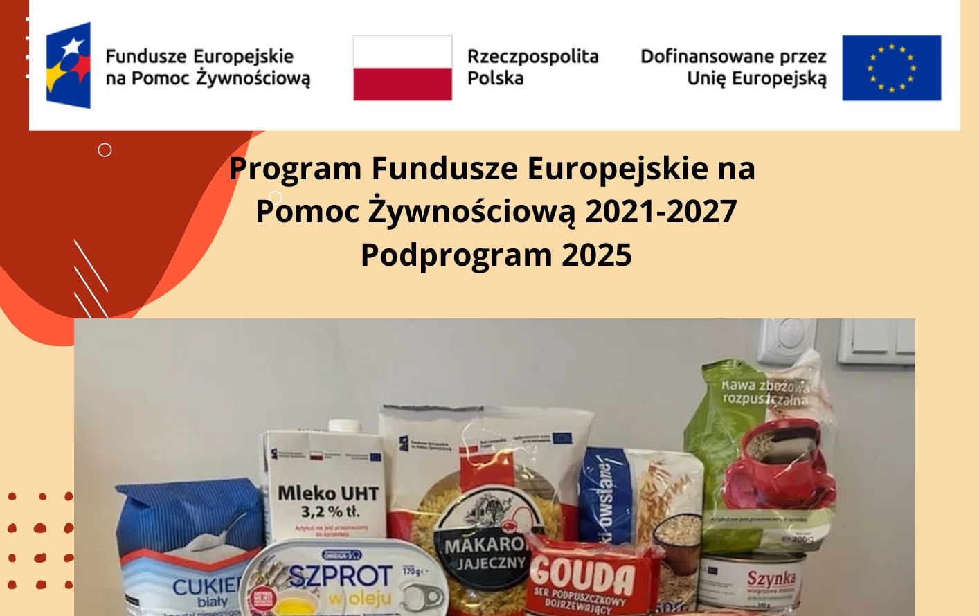 Zdjęcie do Wsparcie Żywnościowe dla Mieszkańc&oacute;w Gminy Sośno - kwiecień