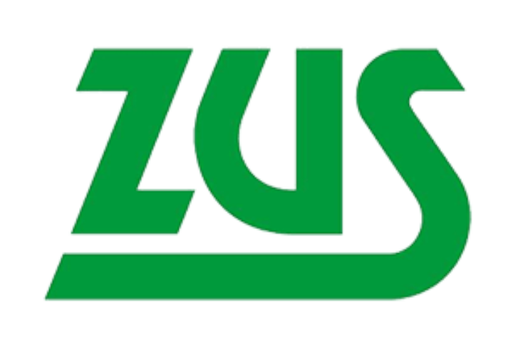 Logo - ZUS (zielony napis zus na białym tle)